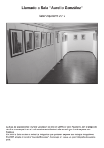 Llamado a Sala “Aurelio González“ - Aquelarre | Escuela de Fotografía