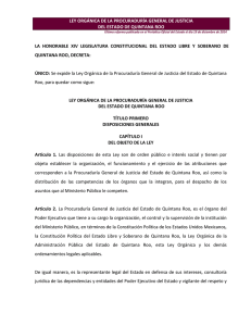 ley orgánica de la procuraduría general de justicia del estado de