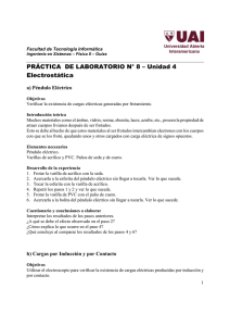 Fisica II-Laboratorio Electrostatica - Fisica2-UAI