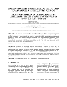 MARKOV PROCESSES IN MODELING LAND USE AND LAND