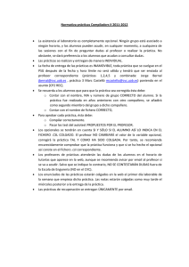 Normativa prácticas Compiladors II 2011-2012 • La - CVC