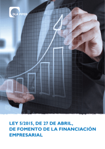 LEY 5/2015, DE 27 DE ABRIL, DE FOMENTO DE LA