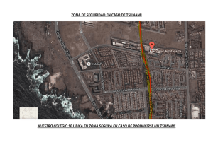 zona de seguridad ante tsunami