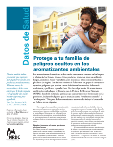 NRDC: Datos de Salud: Protege a tu familia de peligros ocultos en