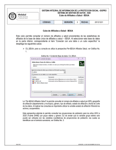 Documentacion Reporte Afiliados a Salud BDUA V3