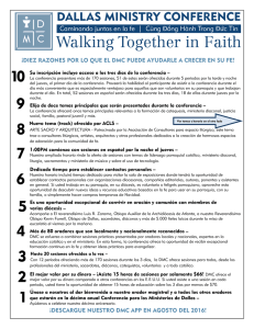 ¡diez razones por lo que el dmc puede ayudarle a crecer en su fe!