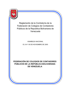 Reglamento de Contralorías