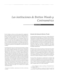 Las instituciones de Bretton Woods y Centroamérica