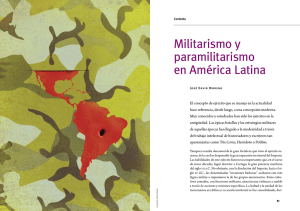 Militarismo y paramilitarismo en América Latina