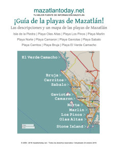 ¡Descargar gratis un Guía Playa Mazatlán 2016 con mapa y