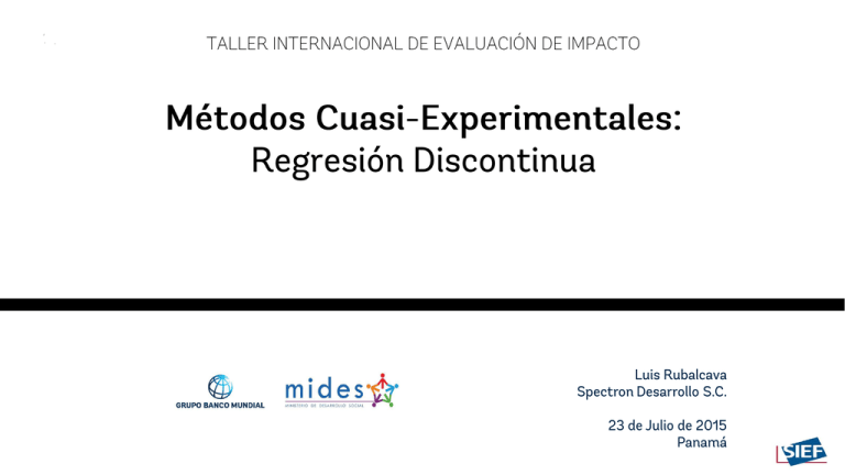 Métodos Cuasi-Experimentales