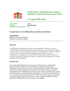 69th IFLA General Conference and Council 1
