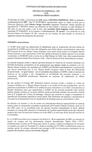 CONTRATO DE PRESTACIÓN DE SERVICIOS SISTEMA DE