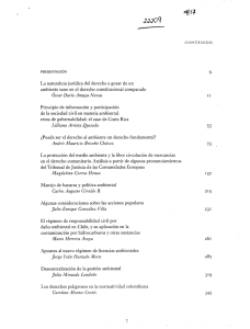 La naturaleza jurídica del derecho a gozar de un ambiente sano en