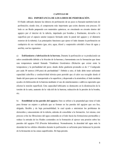 III.I. IMPORTANCIA DE LOS LODOS DE PERFORACIÓN.