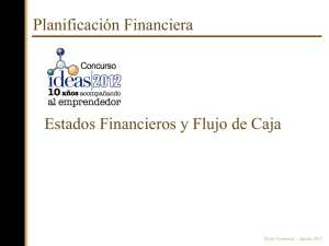 Planificación Financiera Estados Financieros y Flujo de Caja