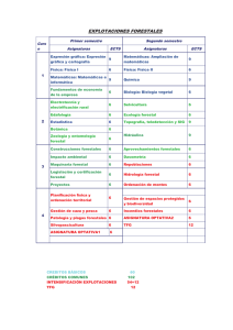 EXPLOTACIONES FORESTALES