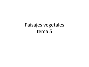 Paisajes vegetales tema 5