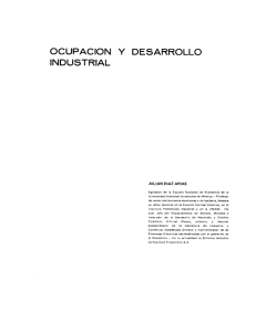 ocupacion y desarrollo industrial