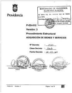 Providencia - ChileCompra