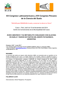 XX Congreso Latinoamericano y XVI Congreso Peruano de la