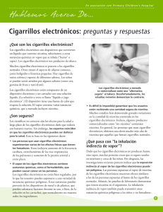 Cigarrillos electrónicos: preguntas y respuestas