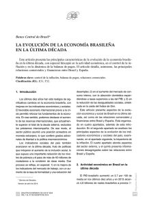 La evolución de la economía brasileña en la última década
