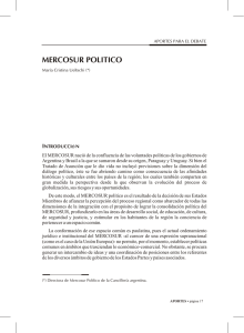 El Mercosur Político - Asociación de Administradores