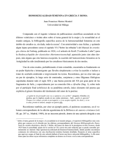 HOMOSEXUALIDAD FEMENINA EN GRECIA Y ROMA (PDF