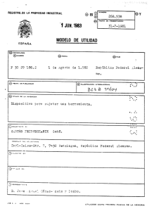 DISPOSITIVO PARA SUJETAR UNA HERRAMIENTA.(ES0268538)