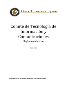 Comité de Tecnología de Información y Comunicaciones