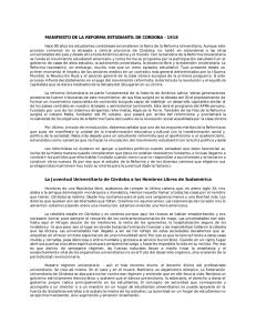 Manifiesto de Córdoba