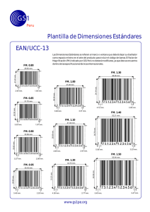 Plantilla de Dimensiones Estándares EAN/UCC-13