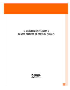 3. análisis de peligros y puntos críticos de control