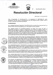 Resolución Directoral - Hospital Hermilio Valdizán