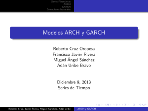 Modelos ARCH y GARCH