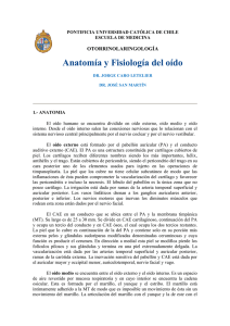 Anatomía y fisiología del oído. Patología del oído externo