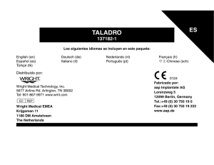 taladro - Wright Medical