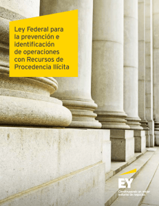 Ley Federal para la prevención e identificación de operaciones con