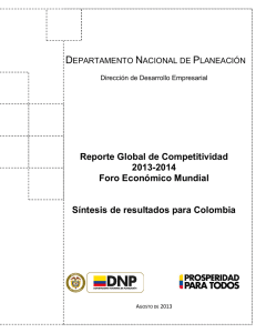 Reporte Global de Competitividad 2013-2014 Foro