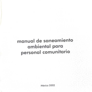 manual de saneamiento ambiental para personal comunitario