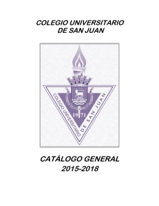 CATÁLOGO GENERAL 2015-2018 - Colegio Universitario de San