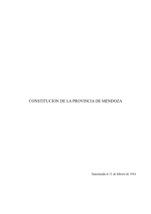 Constitución de Mendoza