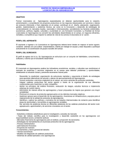 Licenciatura en Agronegocios - Universidad Autónoma de
