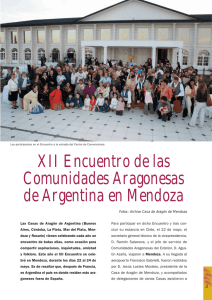 XII Encuentro de las Comunidades Aragonesas de Argentina en