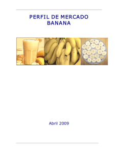 perfil de mercado banana