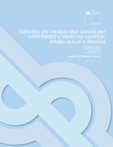 Subsidios por incapacidad laboral por enfermedad y medicina