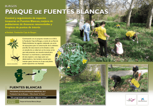 FuEntEs blancas - Aula de Medio Ambiente Caja de Burgos