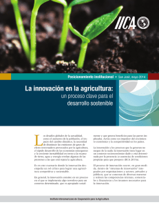 La innovación en la agricultura