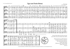 Ego sum Pastor Bonus - coro san clemente i